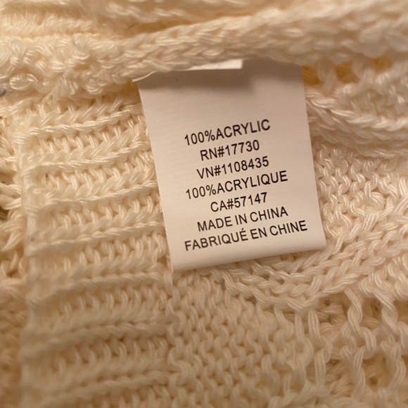 🆕 Mossimo - Ladies Knit Fall / Winter Hat - One Size - White / Ivory - Picture 4 of 6
